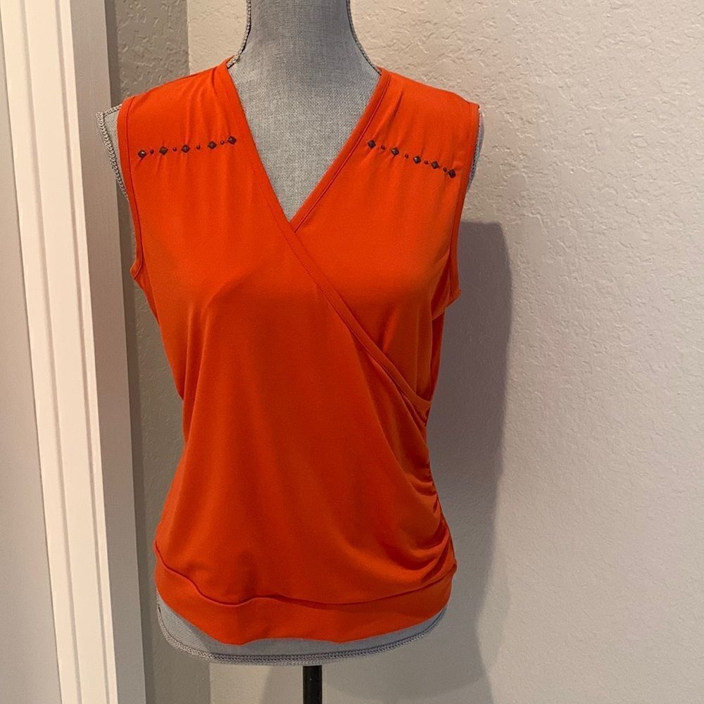 Sandra & Andre Orange Top